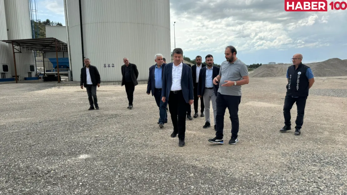 Başkan Tutdere, Asfalt Plenti Tesisinde İncelemelerde Bulundu!