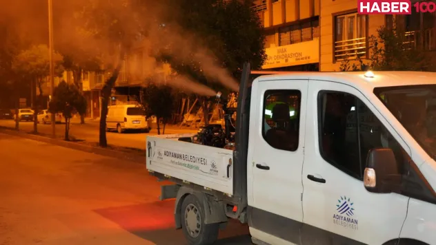 Halk Sağlığı İçin Adıyaman Belediyesi İlaçlama Çalışmalarına Başladı